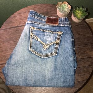 Bke Sarah cropped mom jean capri